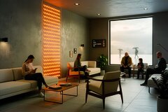 LICO Heat+Wall Wandheizung Wartesaal mit heizbarem Wandpaneel